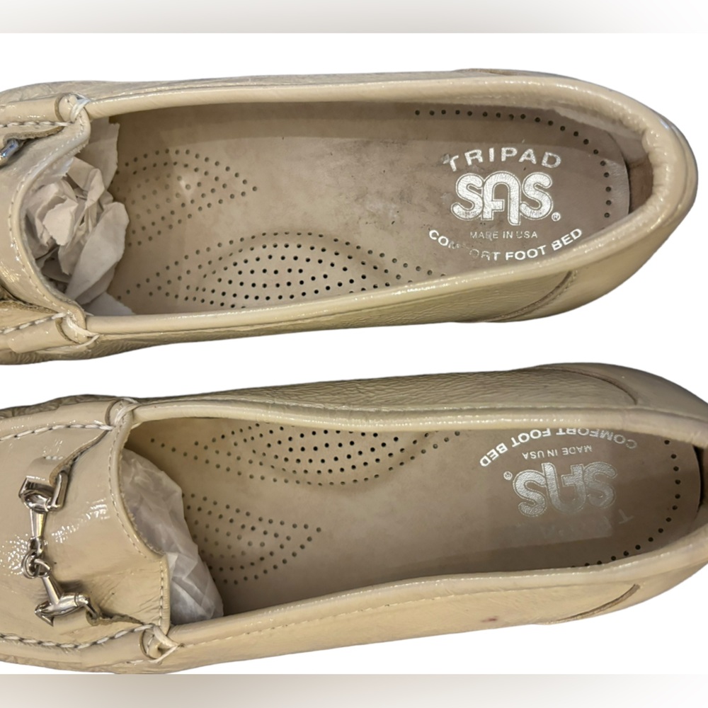 SAS Tripad Comfort Women’s Slip On Cream‎ Loafers Size 8 - Picture 7 of 8